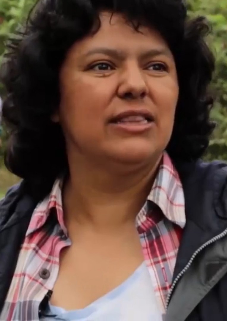 Portrait of Berta Cáceres