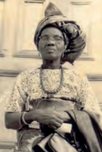 Portrait of Funmilayo Ransome-Kuti