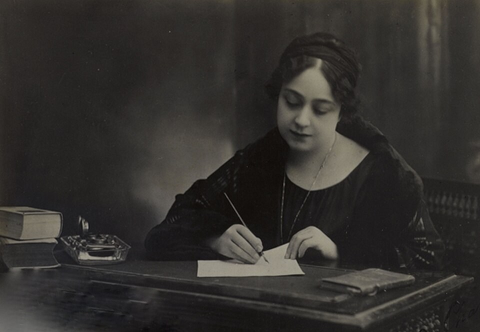 Portrait of Huda Sha'arawi