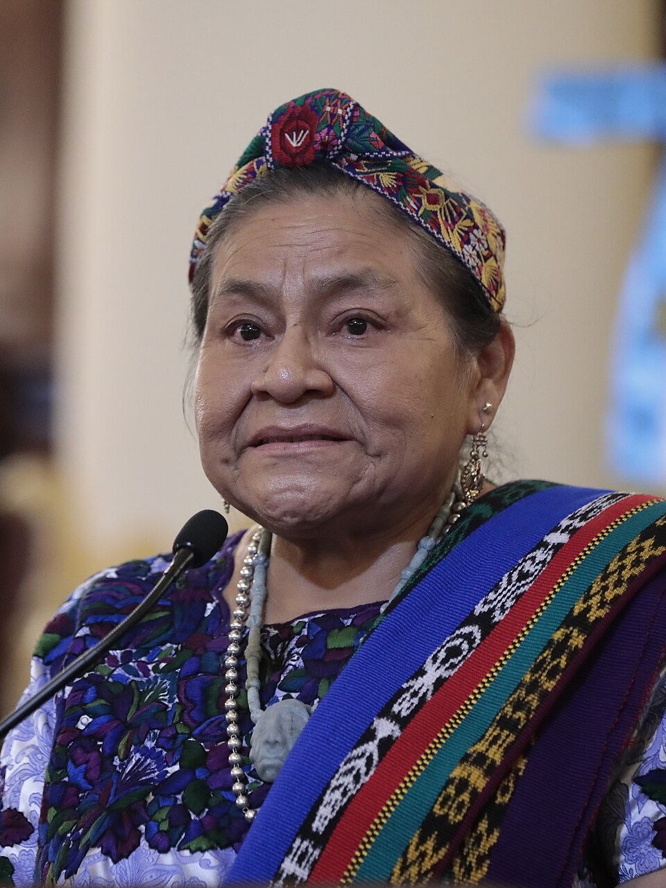 Portrait of Rigoberta Menchú